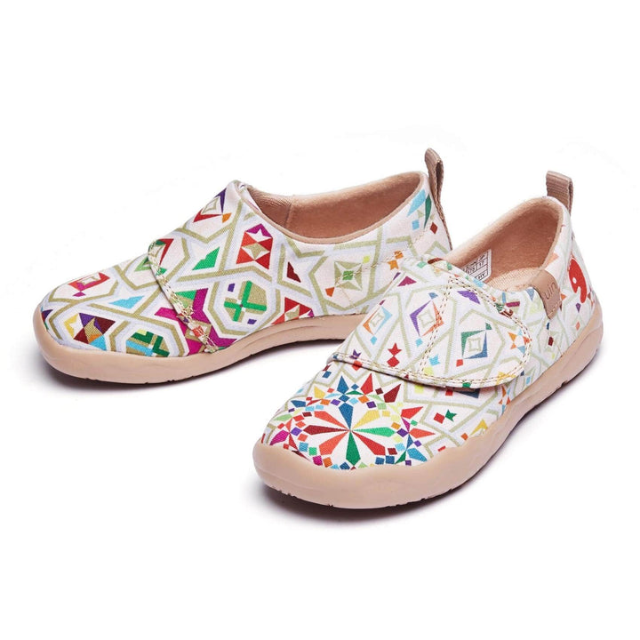 UIN Kid Carving Miracle Kid Canvas loafers