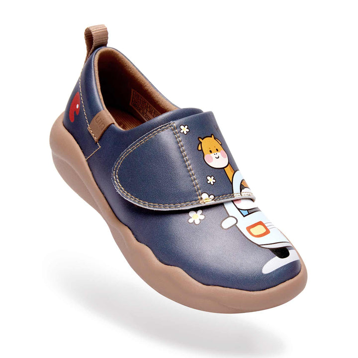 UIN Kid Happy Bus-Grey Toledo II Kid Canvas loafers