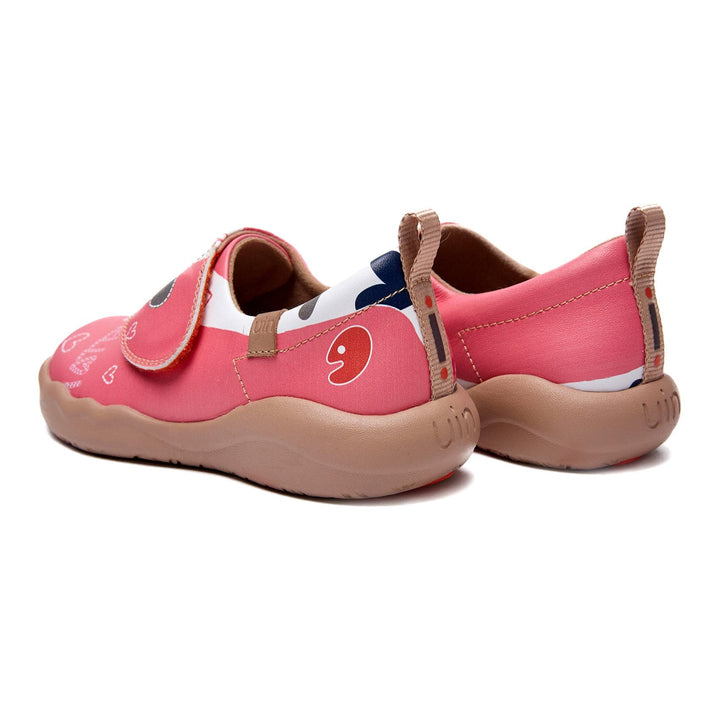 UIN Kid Little Deer-Pink Toledo II Kid Canvas loafers