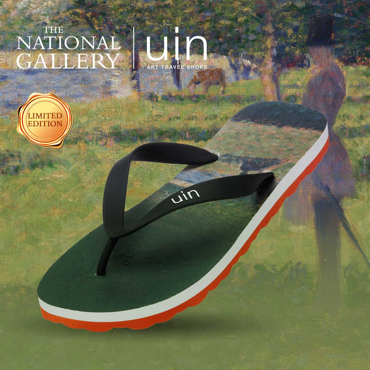 UIN Men Georges Seurat Study for 'La Grande Jatte?Blanes Men Canvas loafers