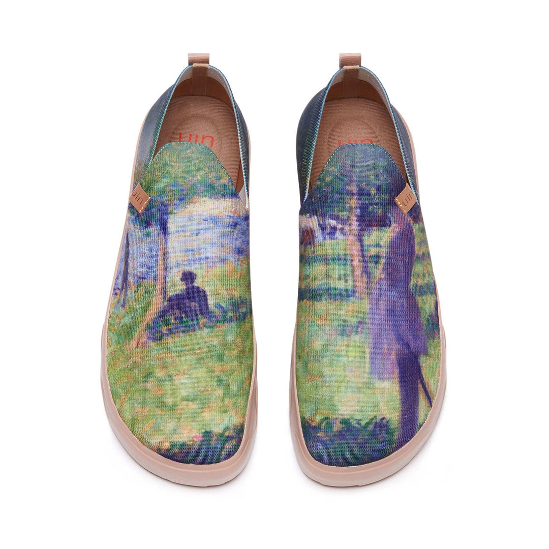 UIN Men Georges Seurat Study for 'La Grande Jatte?Fuerteventura Men Canvas loafers