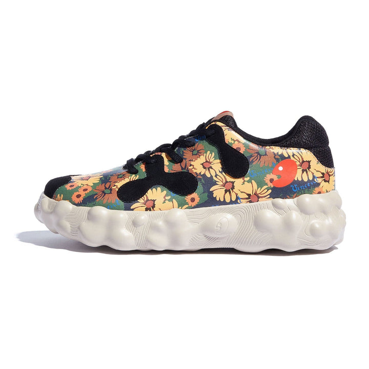 UIN Men Van Gogh Sunflowers Figueras I Men Canvas loafers