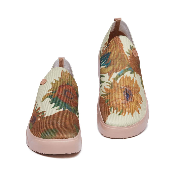 UIN Men Van Gogh Sunflowers Fuerteventura Men Canvas loafers