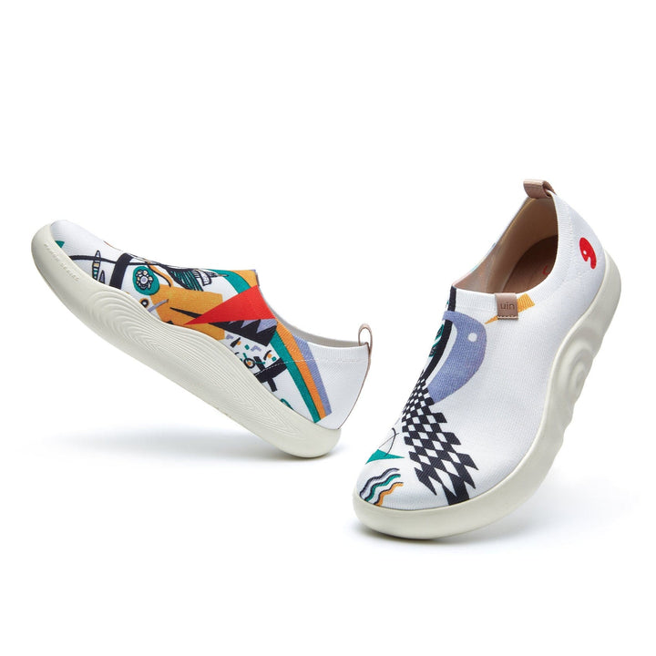 UIN Men Wassily Kandinsky Kleine Welten IV Toledo X Men Canvas loafers