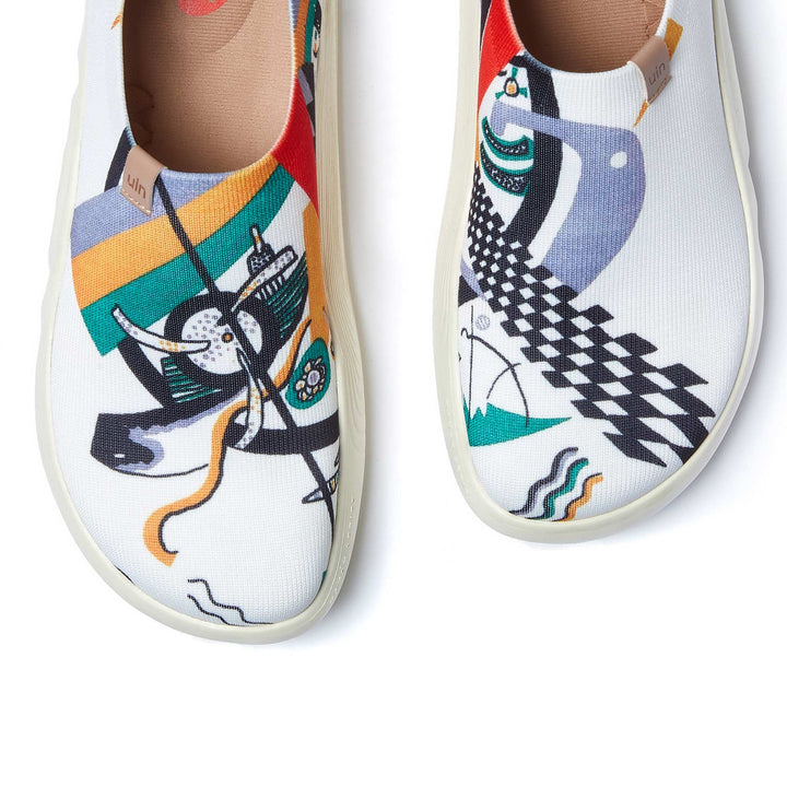 UIN Men Wassily Kandinsky Kleine Welten IV Toledo X Men Canvas loafers