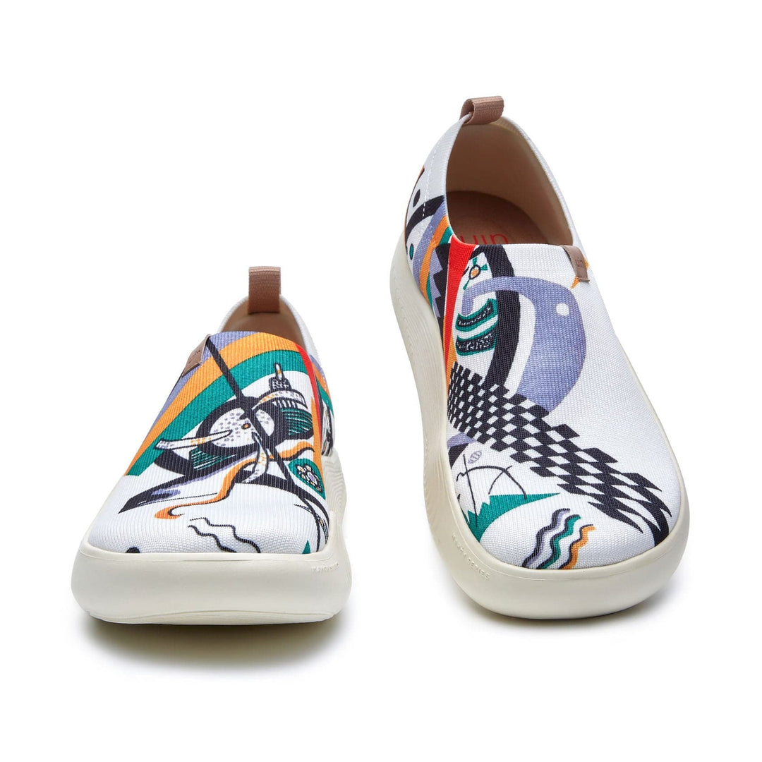 UIN Men Wassily Kandinsky Kleine Welten IV Toledo X Men Canvas loafers