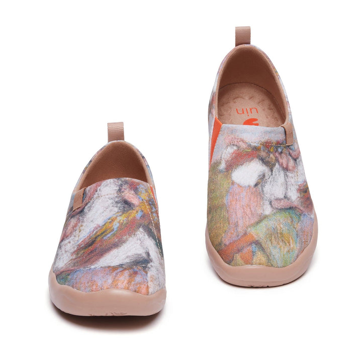 UIN Women Edgar Degas Russian Dancers Women Canvas loafers