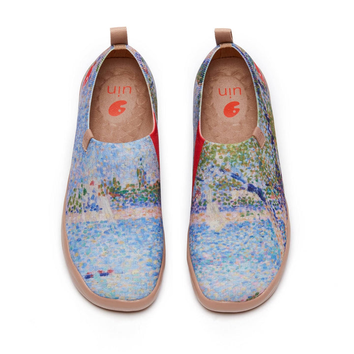 UIN Women Georges Seurat The Seine seen from La Grande Jatte Women Canvas loafers