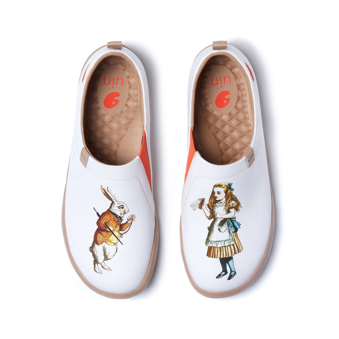 UIN Women John Tenniel Alice's Adventures in Wonderland Toledo I Women Canvas loafers