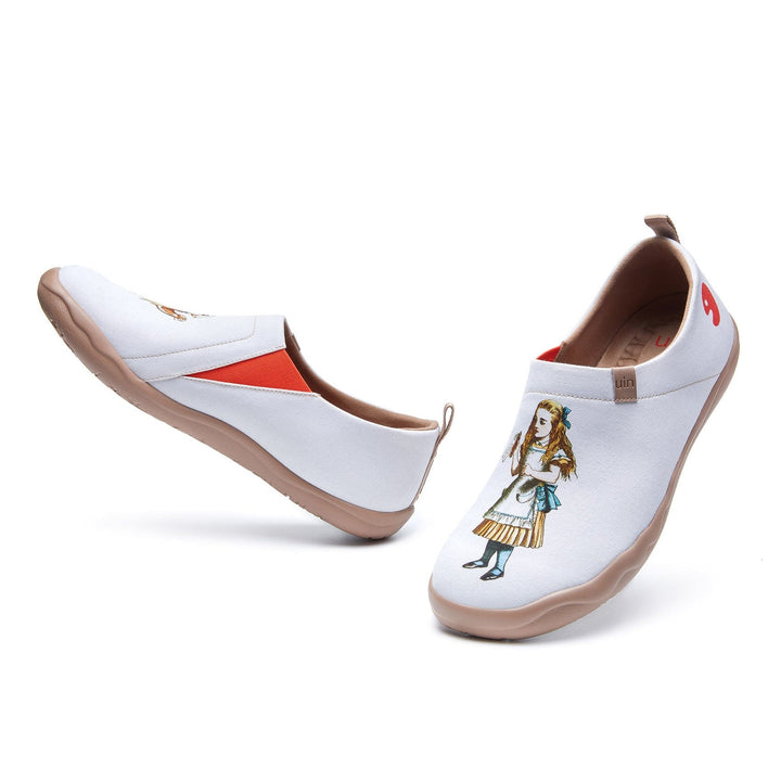 UIN Women John Tenniel Alice's Adventures in Wonderland Toledo I Women Canvas loafers