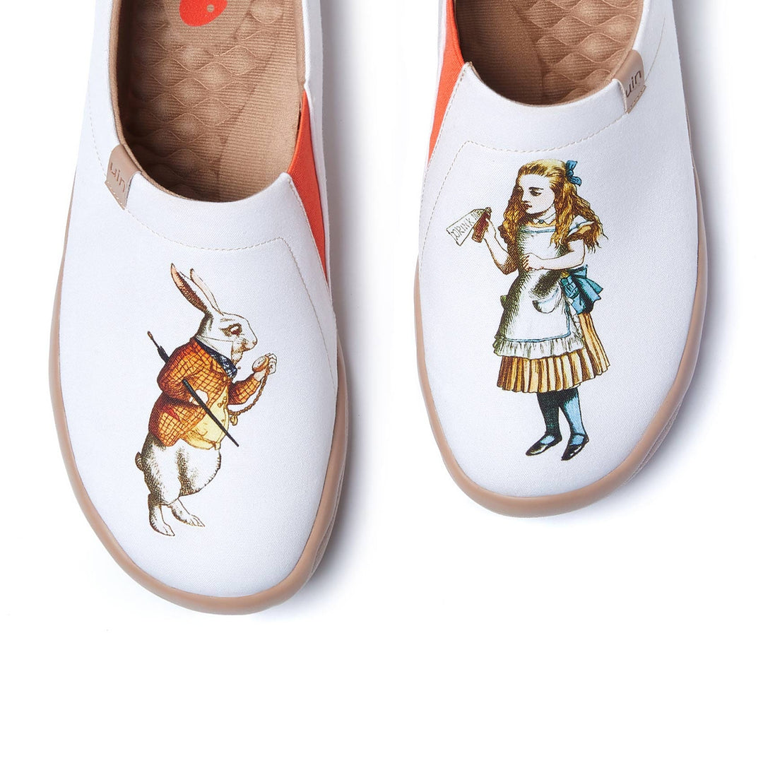 UIN Women John Tenniel Alice's Adventures in Wonderland Toledo I Women Canvas loafers