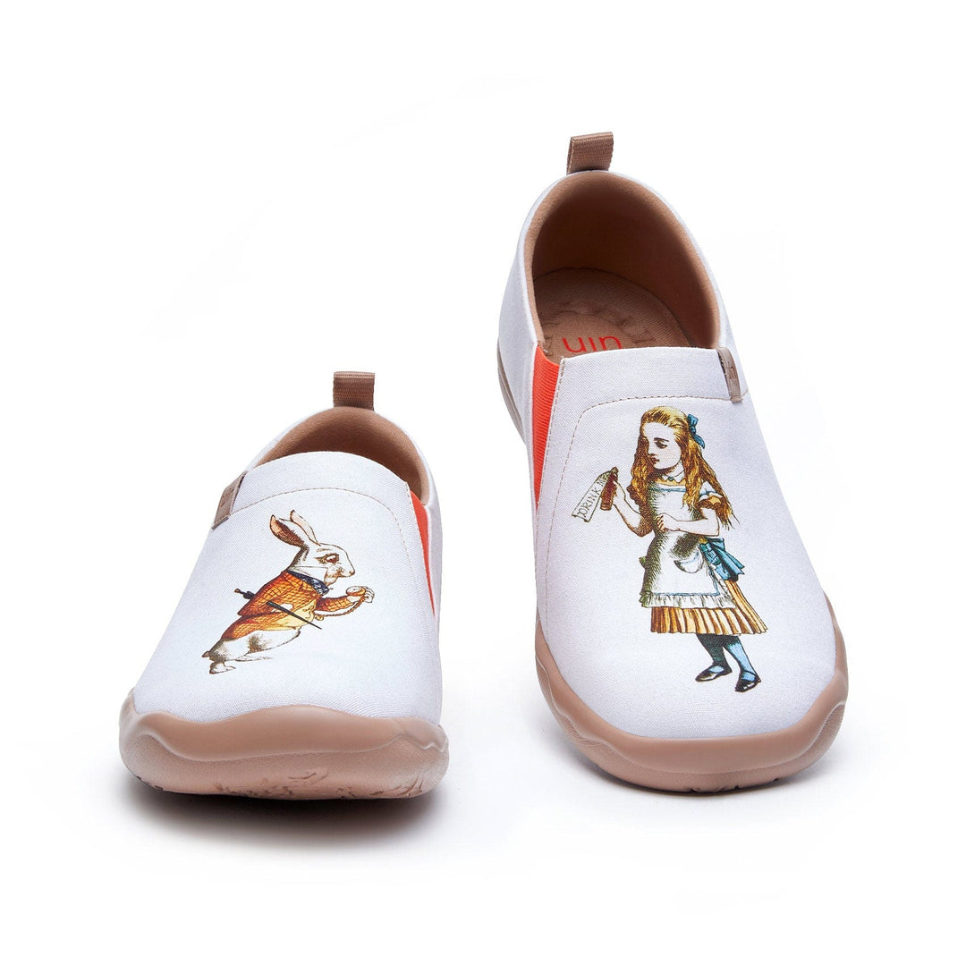 UIN Women John Tenniel Alice's Adventures in Wonderland Toledo I Women Canvas loafers