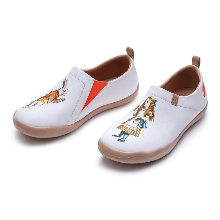 UIN Women John Tenniel Alice's Adventures in Wonderland Toledo I Women Canvas loafers