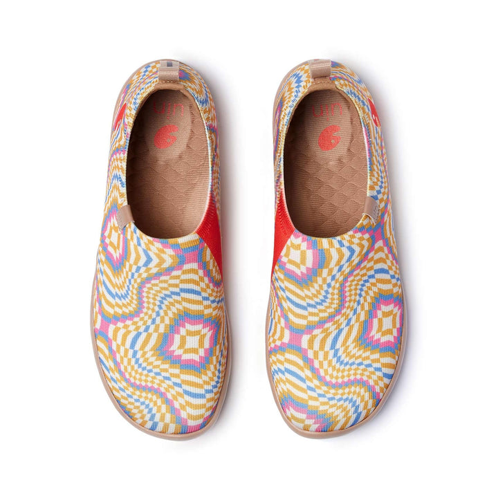 UIN Women Pop Art Ripple Toledo I Women Canvas loafers