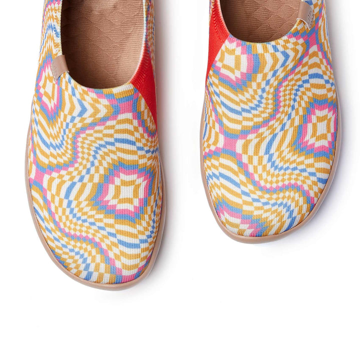 UIN Women Pop Art Ripple Toledo I Women Canvas loafers