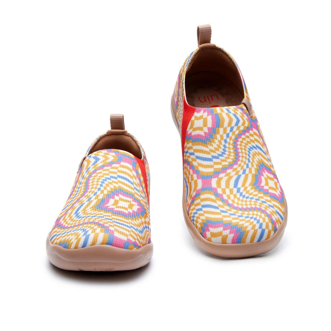 UIN Women Pop Art Ripple Toledo I Women Canvas loafers