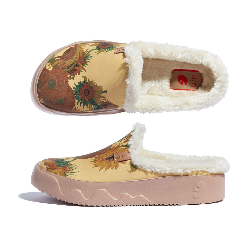 UIN Women Van Gogh Sunflowers Fuerteventura VII Women Canvas loafers