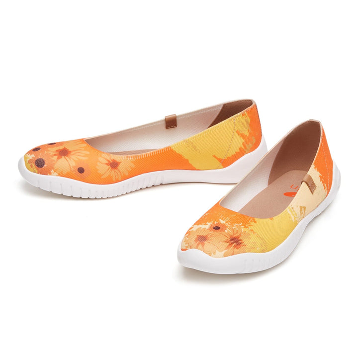 UIN Women Van Gogh Sunflowers V2 Minorca Women Canvas loafers