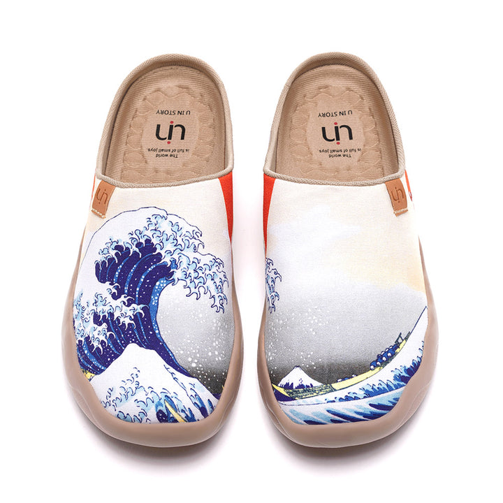 Great Wave off Kanagawa Slipper