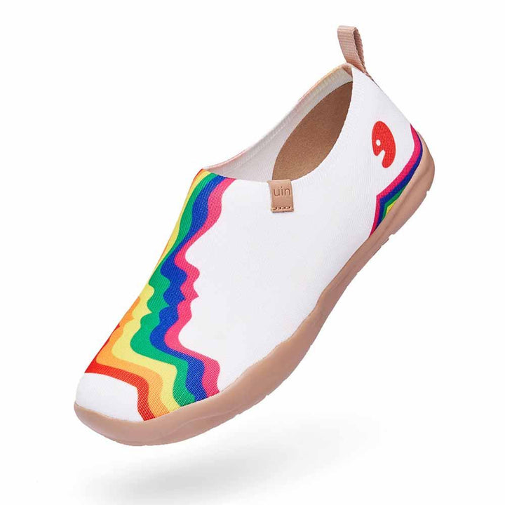 Rainbow Love Woman White