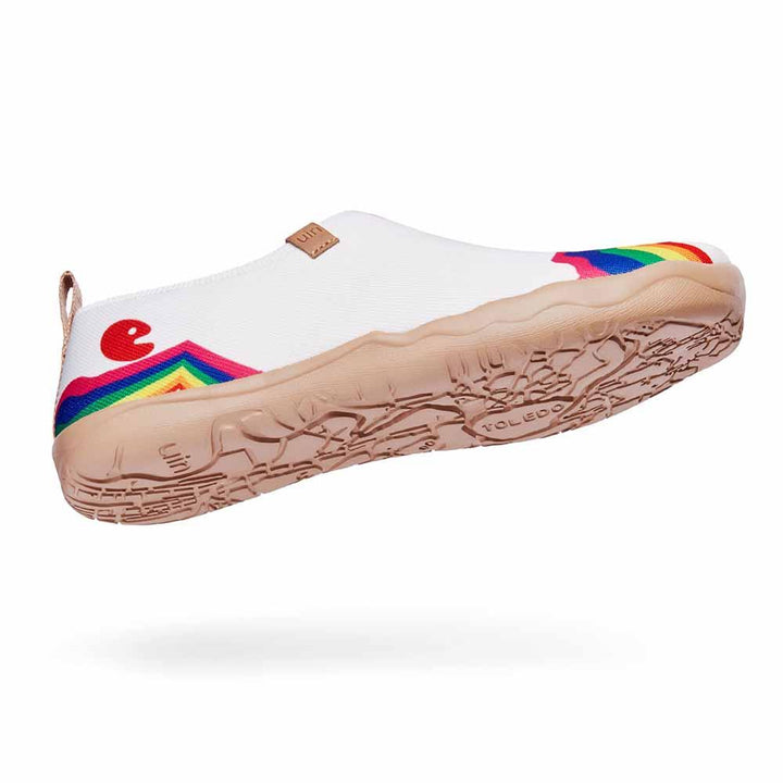 Rainbow Love Woman White