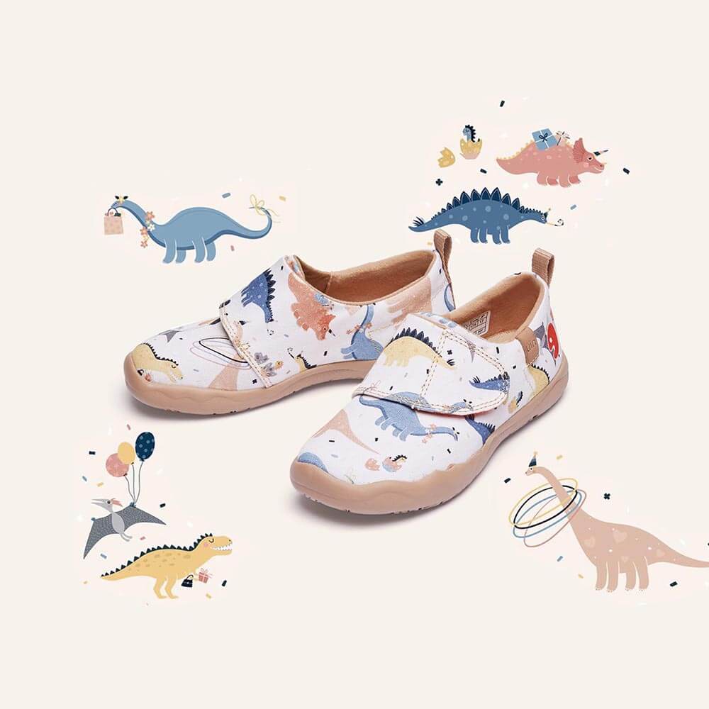 UIN Kid Dinosaur Kid Canvas loafers