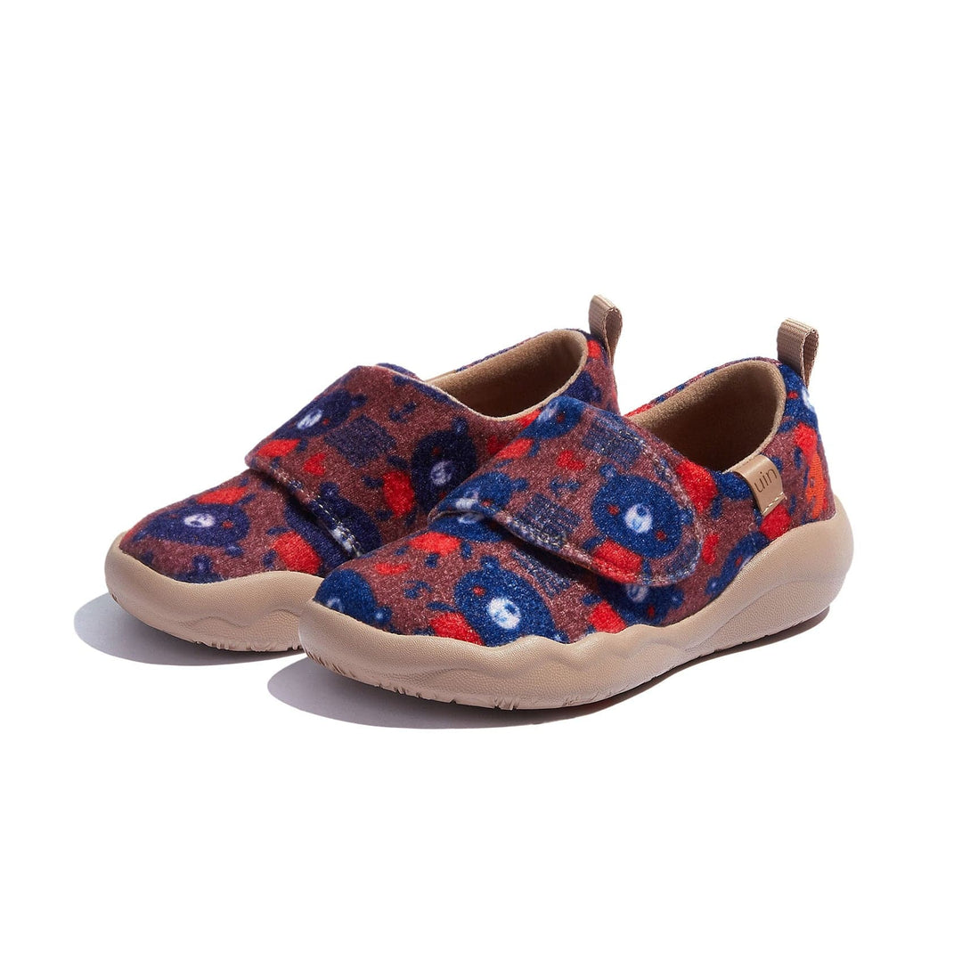 UIN Kid Little Black Bear Toledo II Kid Canvas loafers