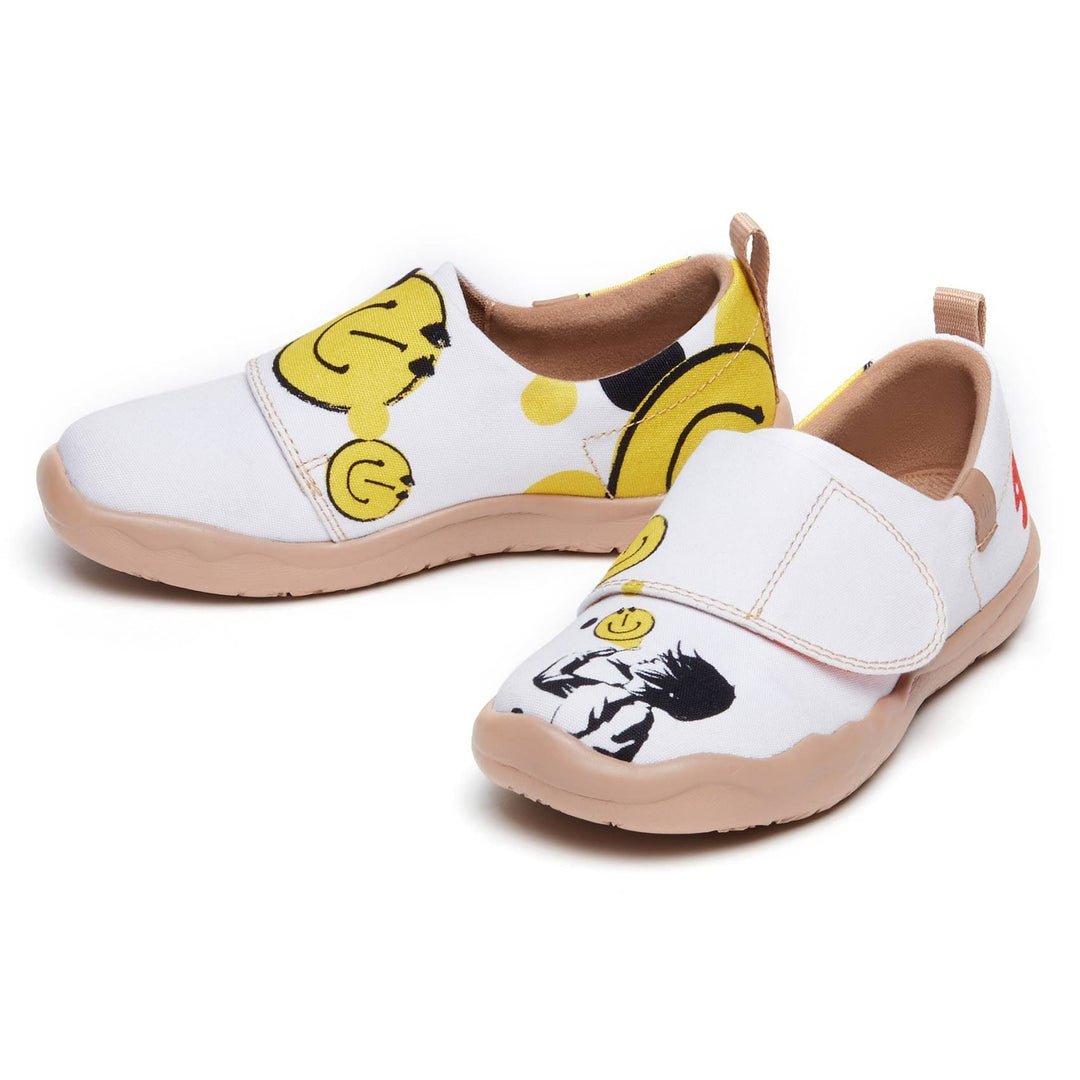 UIN Kid Popping Hapiness Toledo I Kid Canvas loafers