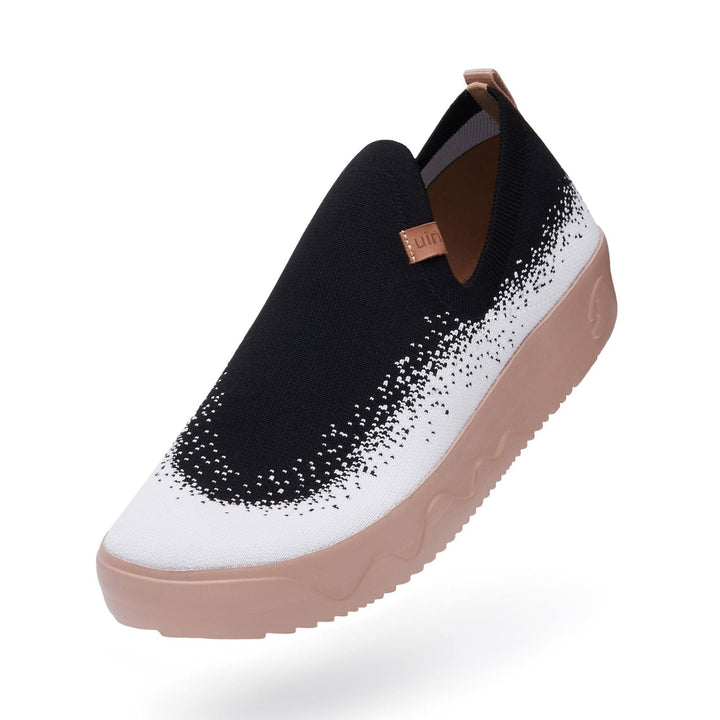 UIN Men Black Spray Fuerteventura I Men Canvas loafers