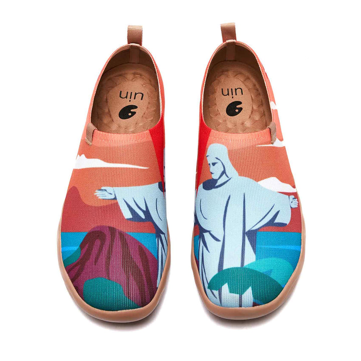 UIN Men Christ the Redeemer Canvas loafers