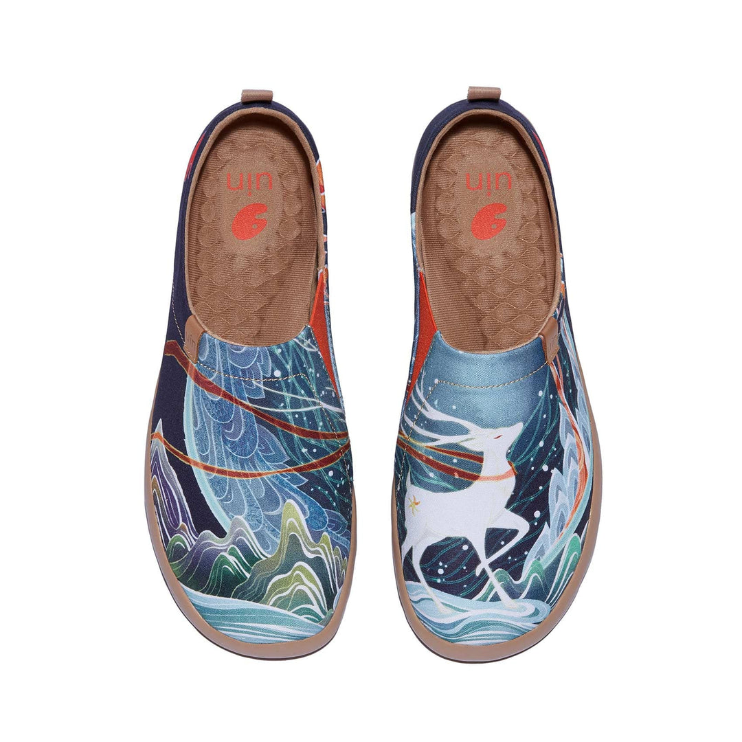 UIN Men Fairy Deer Toledo I Men Canvas loafers