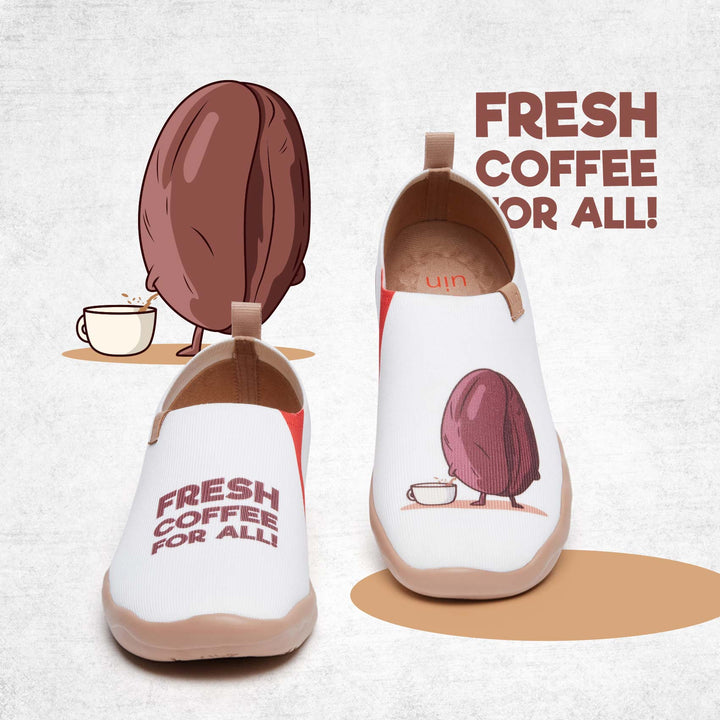 UIN Men Fresh Coffee Toledo I Men Canvas loafers