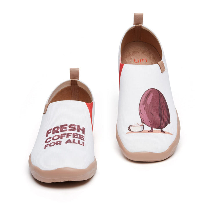 UIN Men Fresh Coffee Toledo I Men Canvas loafers