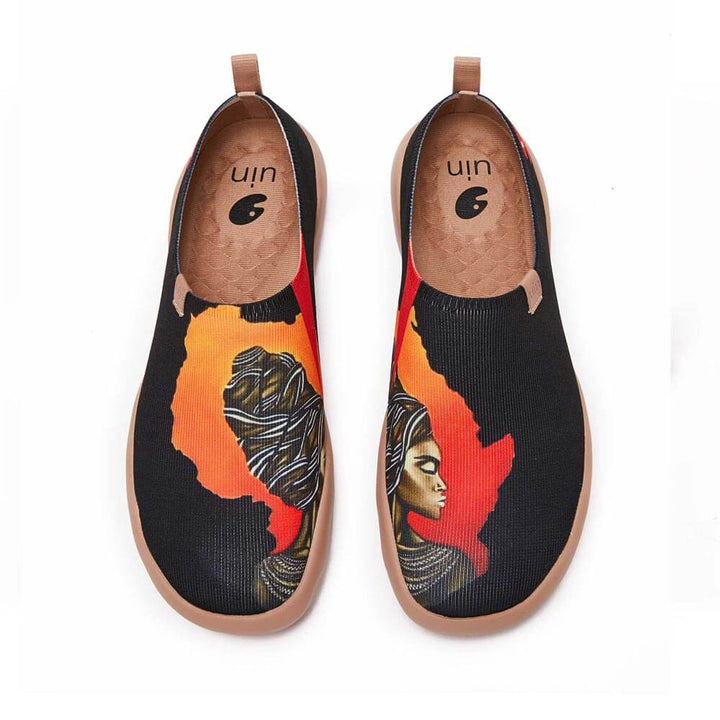 UIN Men Impressions of Africa Canvas loafers