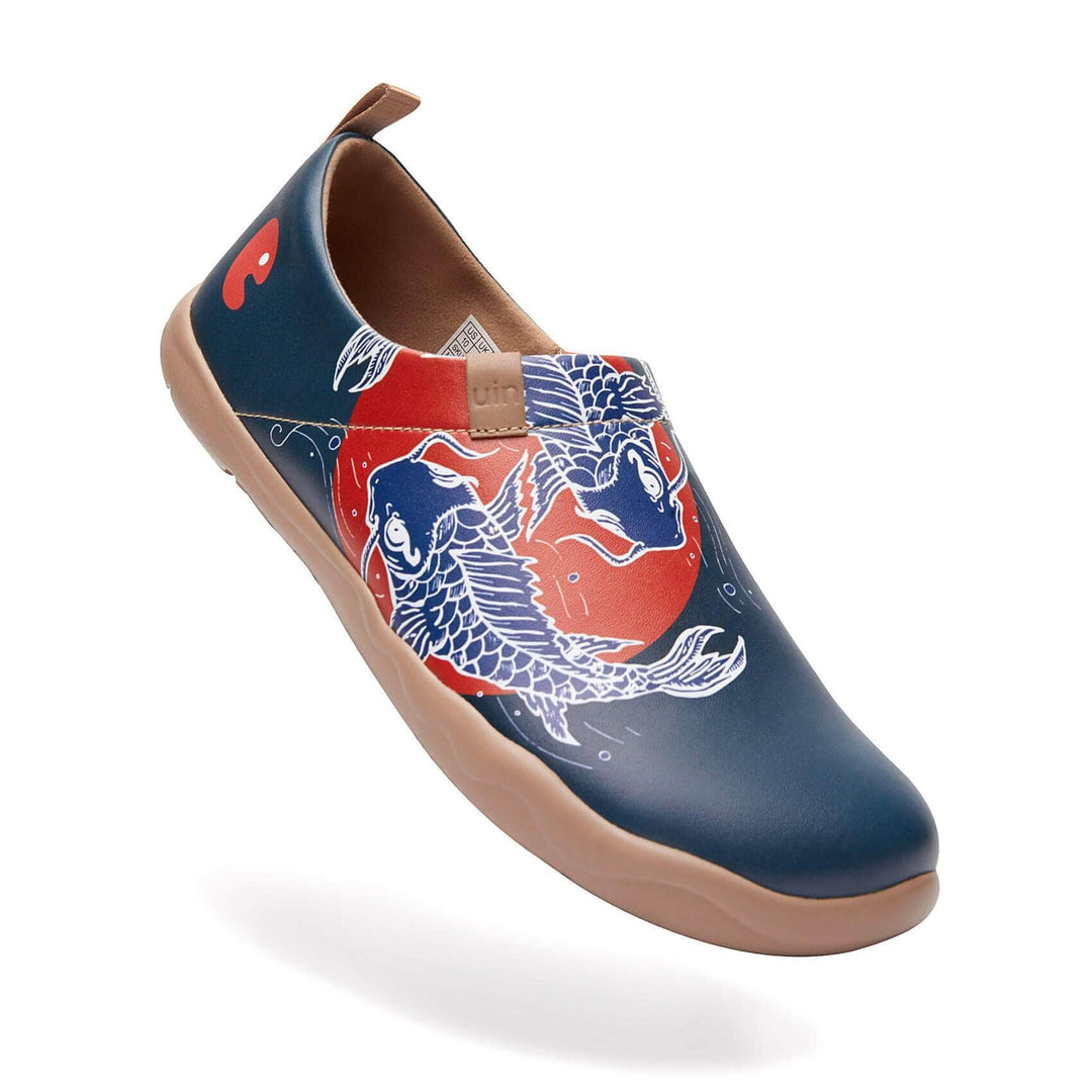 UIN Men Koi Blade Canvas loafers