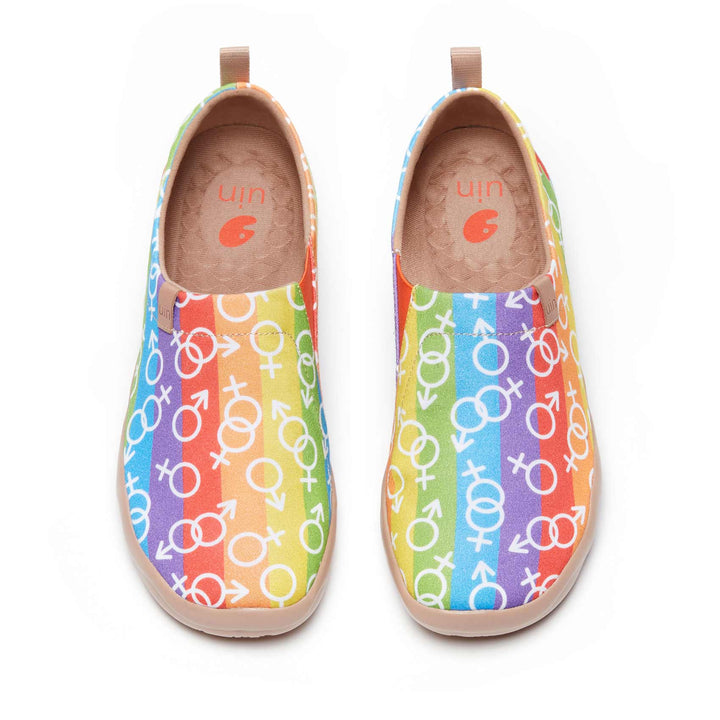 UIN Men Love is Love Toledo I Men Canvas loafers