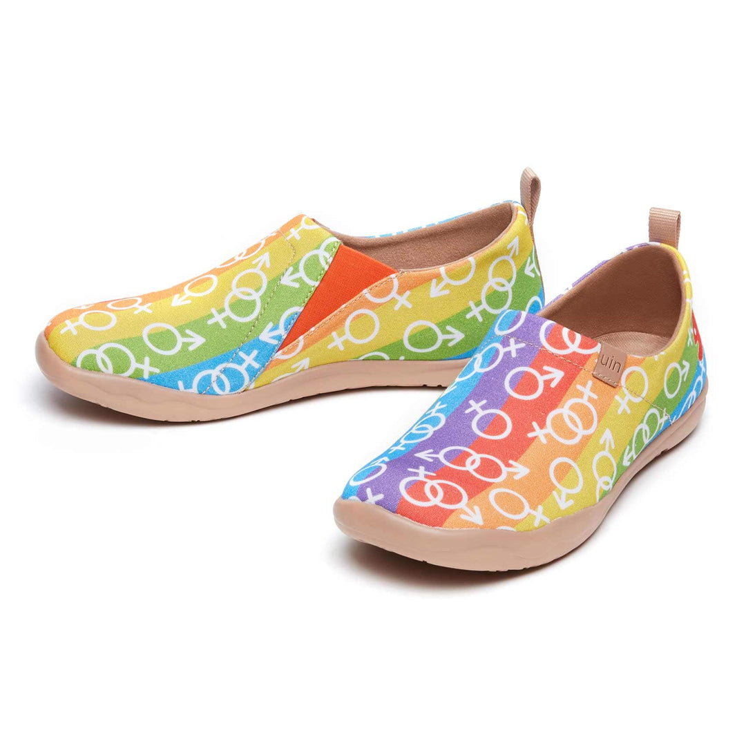 UIN Men Love is Love Toledo I Men Canvas loafers