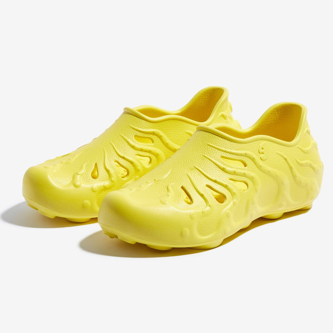 UIN Men Maize Yellow Octopus II Men Canvas loafers