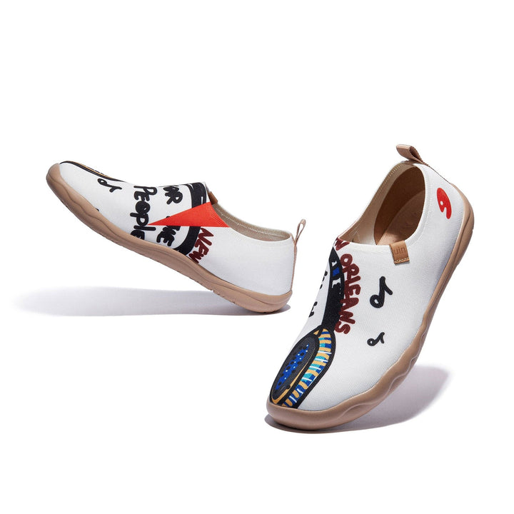 UIN Men Nobody Can Deny Music Toledo I Men Canvas loafers