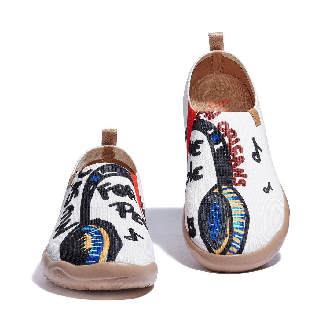 UIN Men Nobody Can Deny Music Toledo I Men Canvas loafers