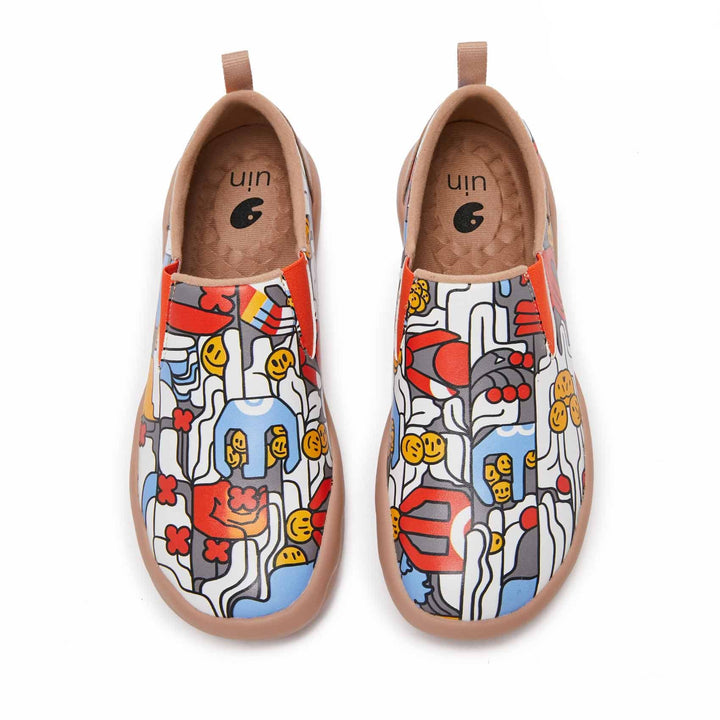 UIN Men (Pre-sale) Claw Your Smile Men Canvas loafers