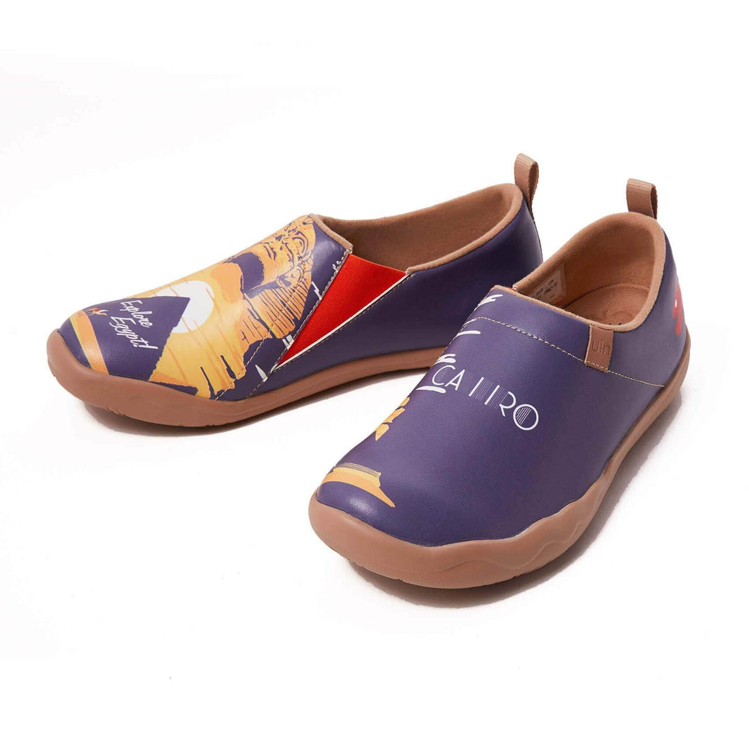 UIN Men (Pre-sale) Great Sphinx of Giza Canvas loafers