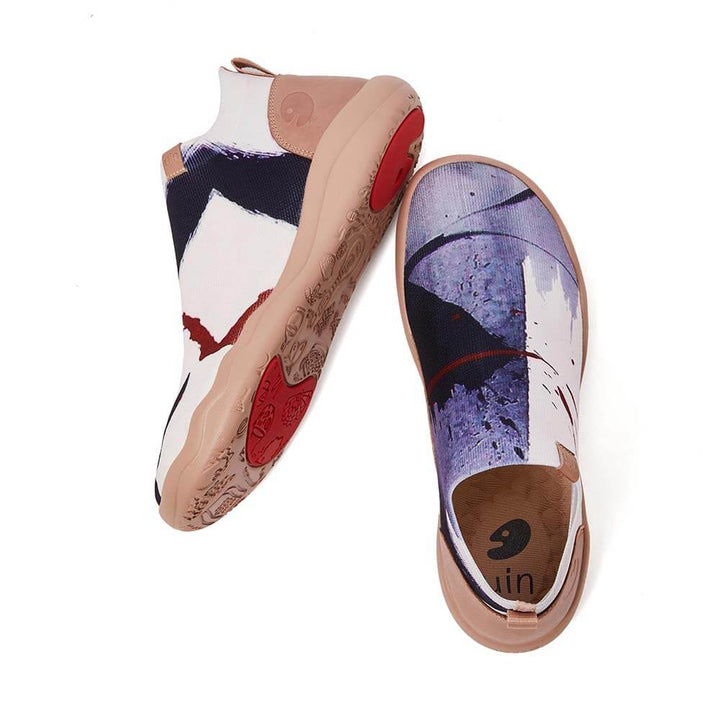 UIN Men (Pre-sale) Ink Marks Canvas loafers