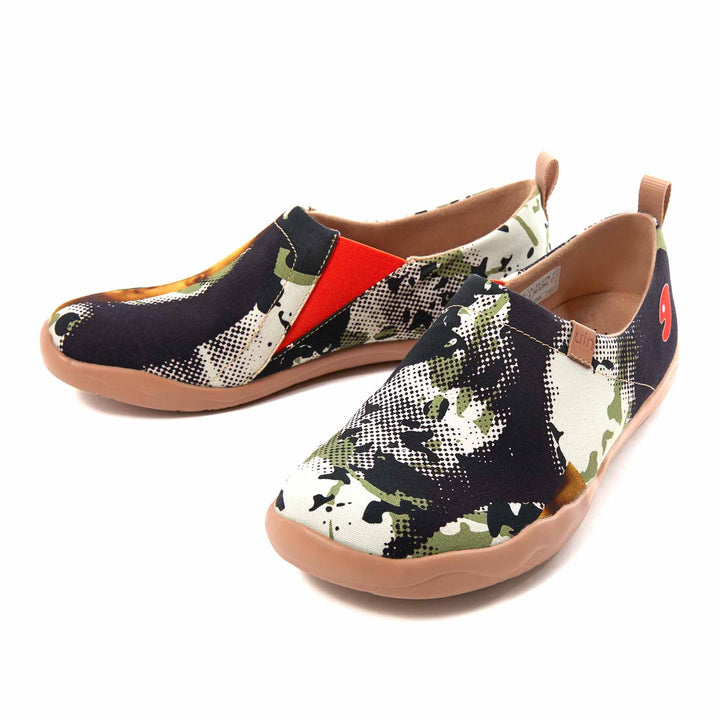 UIN Men (Pre-sale) Lisa Art Canvas loafers