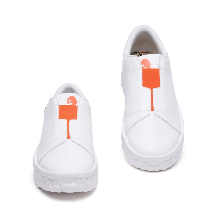 UIN Men Pure White Las Ramblas I Men Canvas loafers