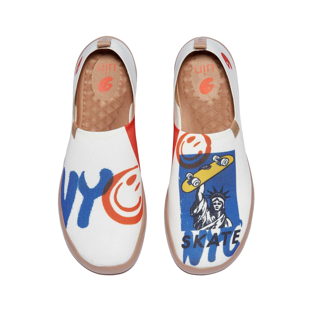 UIN Men Skate NYC Toledo I Men Canvas loafers