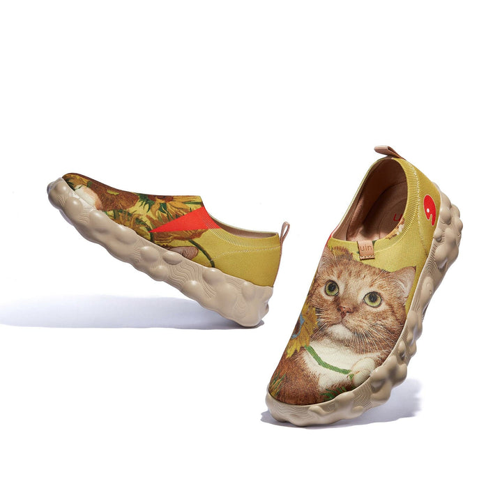 UIN Footwear Men Sunflowers and Cat 2 Toledo VI Men Canvas loafers