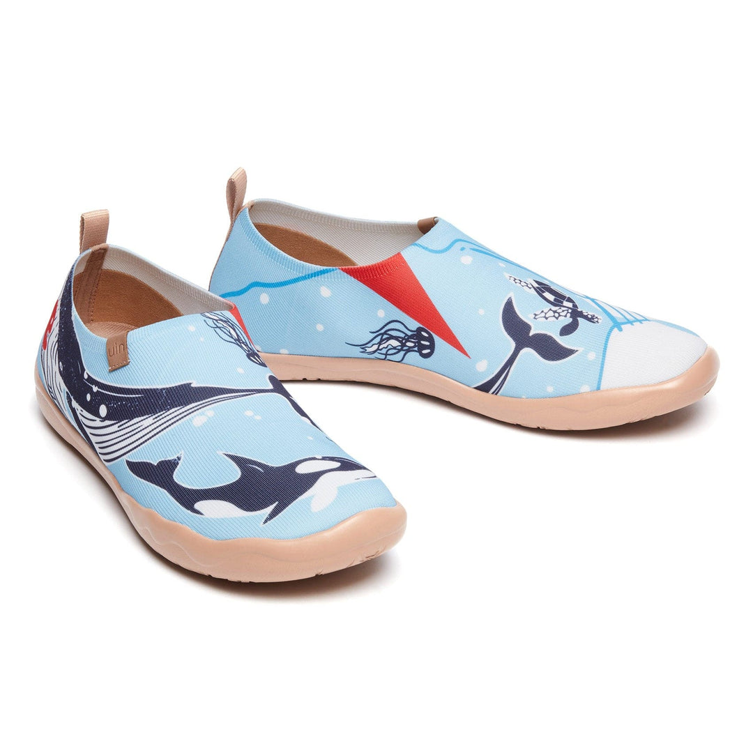 UIN Men Tears of Whales Toledo I Men Canvas loafers