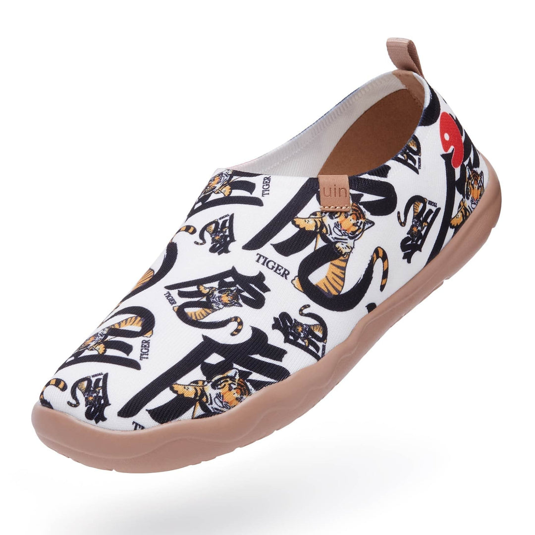 UIN Men Tiger in Calligraphy Toledo I Men Canvas loafers