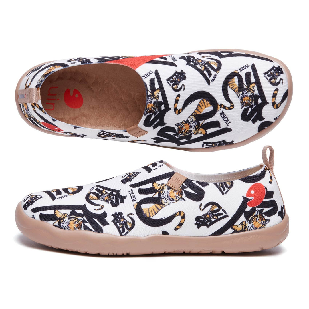 UIN Men Tiger in Calligraphy Toledo I Men Canvas loafers